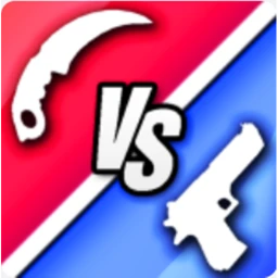 blue vs red flag icon