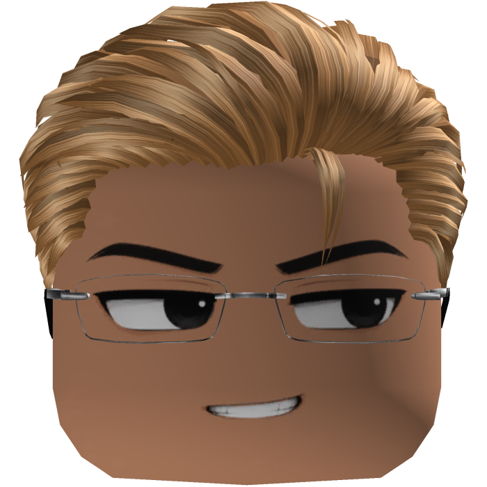 Blonde Slickback Cuteboy w/ Glasses 