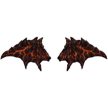 (NEW) Lava Orange Molten Lava Wings Addon (PBR) thumbnail
