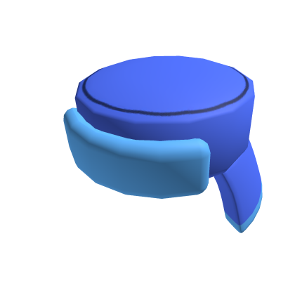 Blue Hat With Crazy Big Earflaps