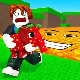Jump over LAVA for Brainrots🌋!