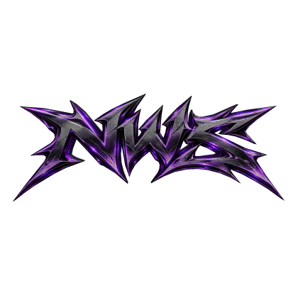 NWS Metallic Purple Back Tag