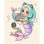 Mermaid friends group