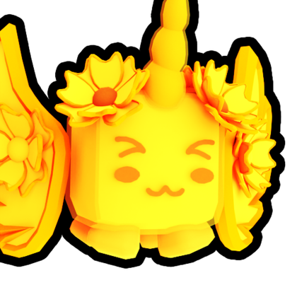 Gold Blossom Unicorn