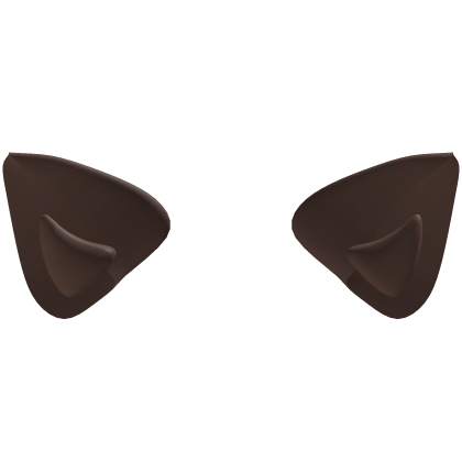 ♡ gloomy brown bat kitty ears