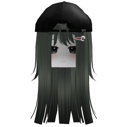 Military Green Cute Hair With Cap
