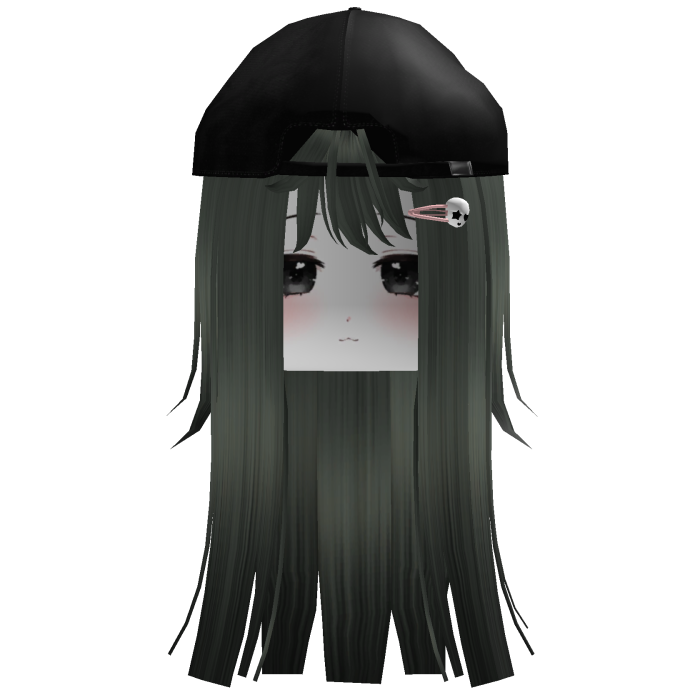 Military Green Cute Hair With Cap
