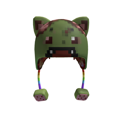 Rainbow zombie nyan hat Roblox item