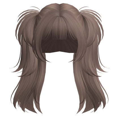 Cute Gyaru Messy Pigtails (Milktea)