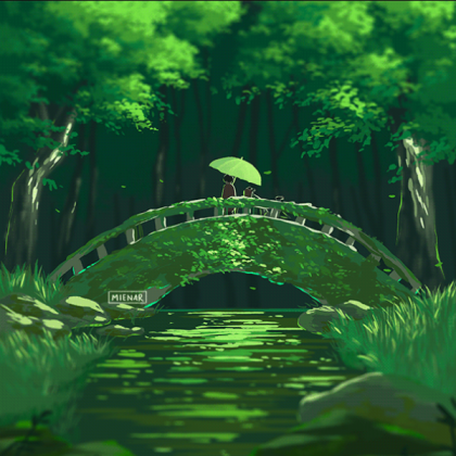 Green Anime Aesthetic Roblox decal