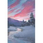La neige au éclats