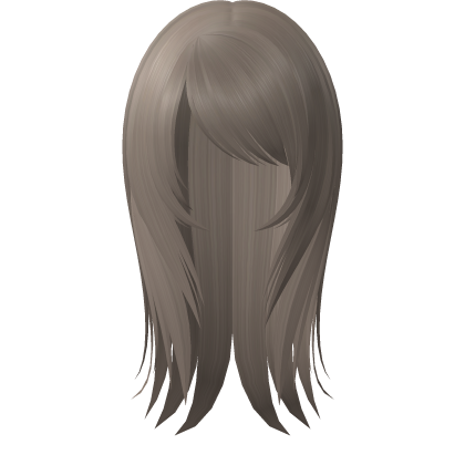 ☆ fatal emo doll messy straight hair ash brown