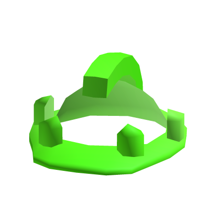 Green Gradient Hard Hat Outline (Addon)