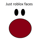Just Roblox faces