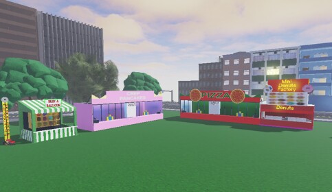Funfair-Karneval in der Stadt