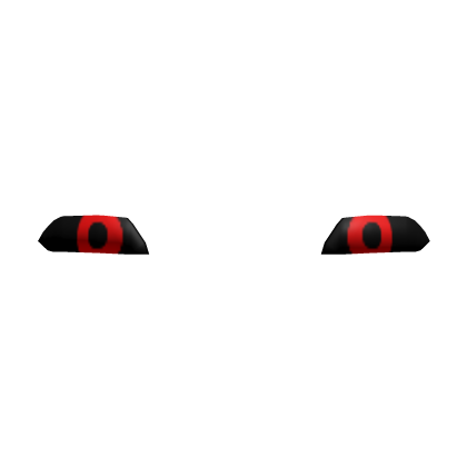 Scary Red Demon Eyes (for man face) Roblox item