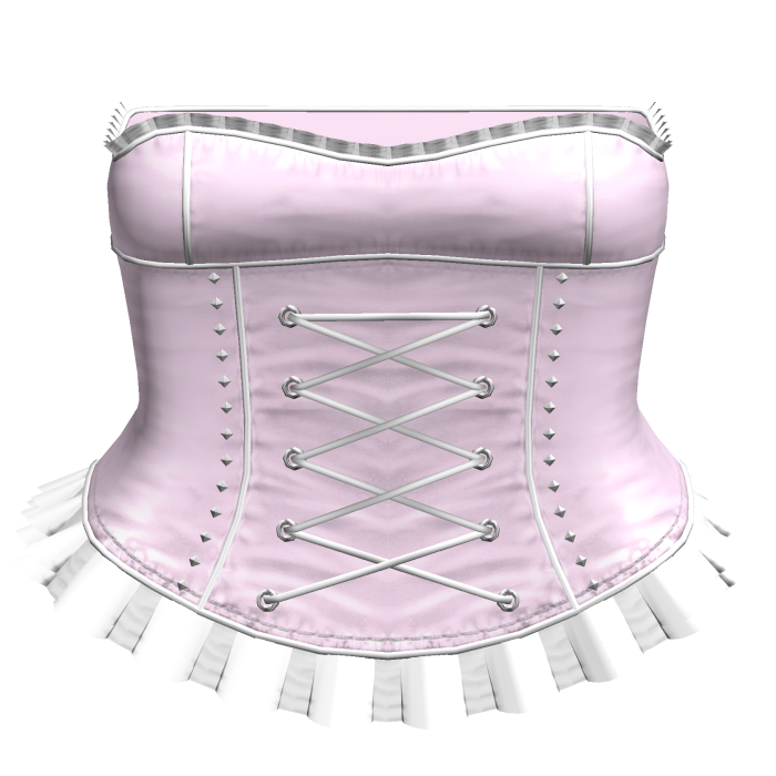 ⊹ Emo Lace Up Corset Mini Dress (Pink)