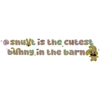 ♡: bunny Roblox item