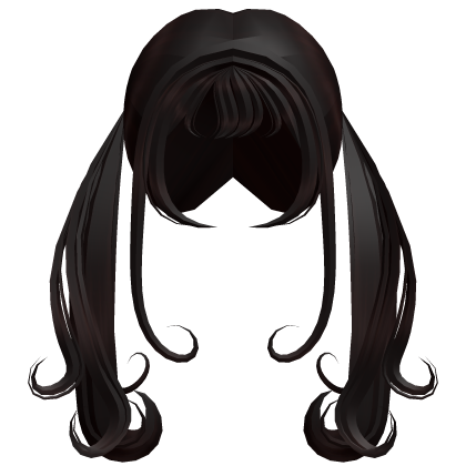 red long baby wavy pigtails cute doll hair ♡ Roblox item