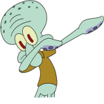SQUIDWARD FAN CLUB HE DABS