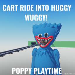 Cart ride into Huggy Wuggy Poppy Playtime!