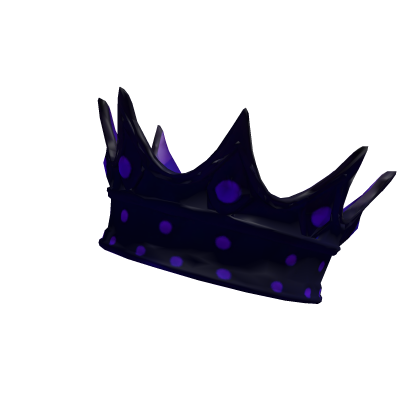 Perfect Fitted Black And Purple Crown