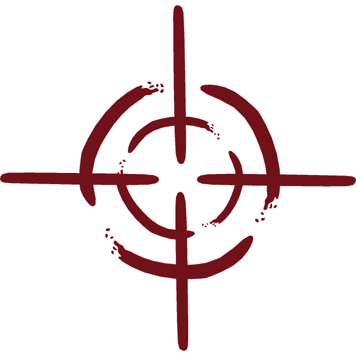 crosshair in red