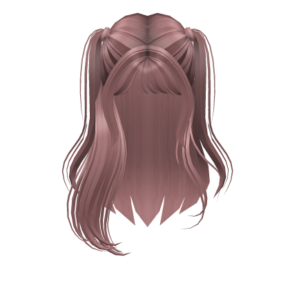 Cute Anime Hairstyle (Pink) Roblox item