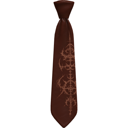 Brown Cybersigilism Tie 1.0