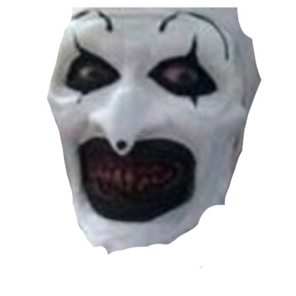creepy clown face he has not brushed his teeth Roblox decal