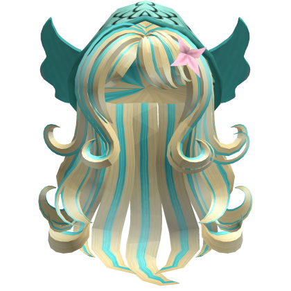 🌊 Lagoona Blue Blonde Curly Mermaid Mh Hair