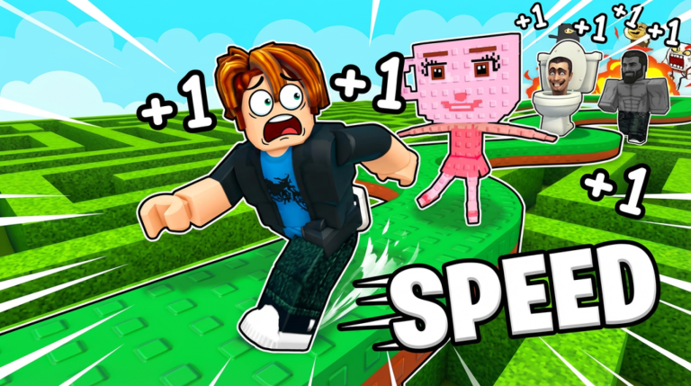 [🏁] +1 Speed Brainrot Escape screenshot 1