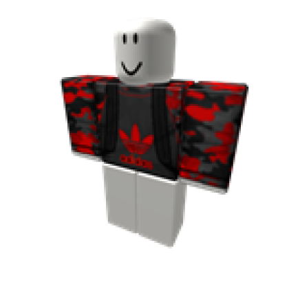 Red adidas pants roblox hotsell