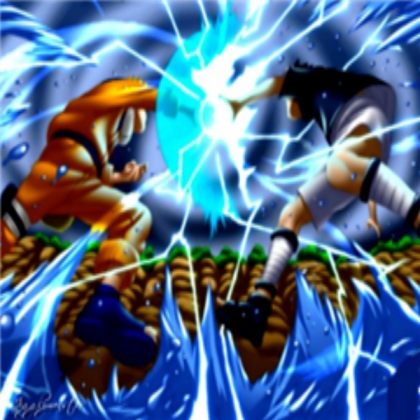 Naruto Vs Sasuke , Chidori Vs Rasengan Roblox decal