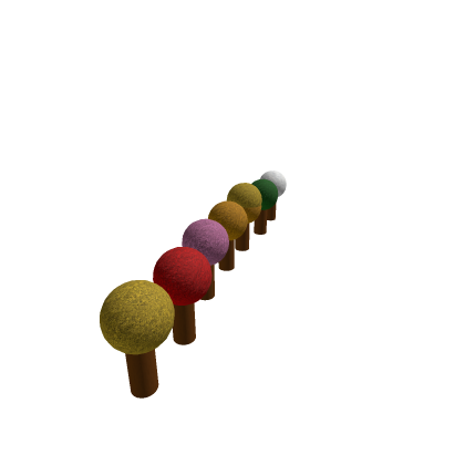 Old Roblox Tree Pack With Meshs