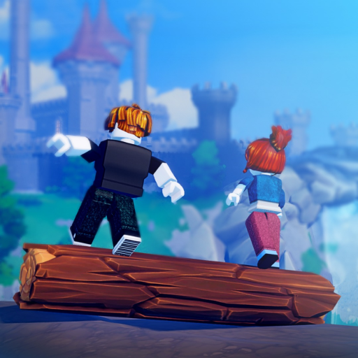Roll a Log [2 Player Obby]