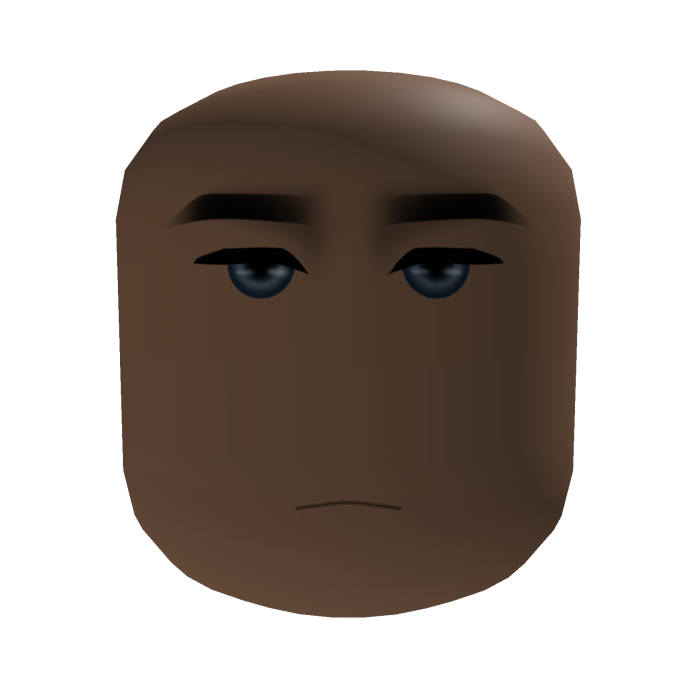 Masculine Face w Blue Eyes