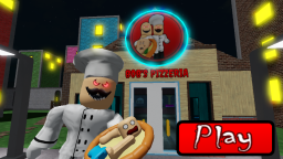 Uciekaj z pizzerii(SCARY OBBY 🔪🩸)