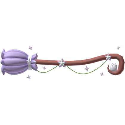 Cute Flower Broom (Purple)