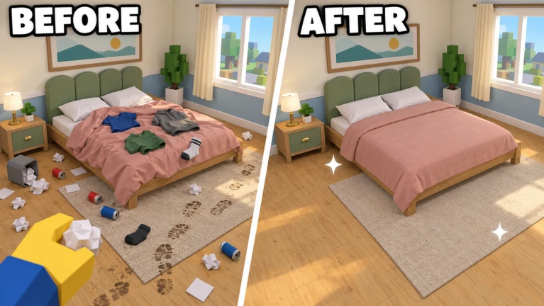 How Clean the House works: Clean the House screenshot