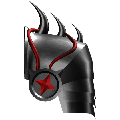 Dark Red Knight Pauldron (Left)