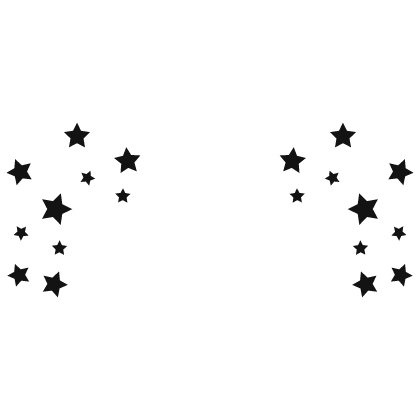 Cartoony White Star Aura Roblox item