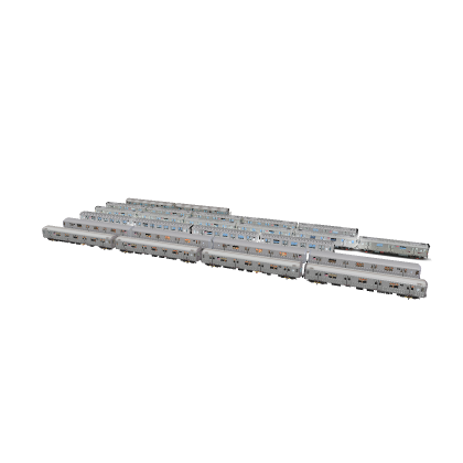 realistic subway train