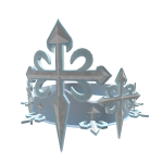 Light Blue Imperial Cross Crown