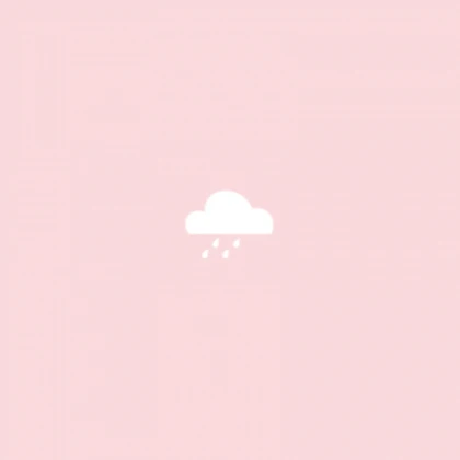 Raining w/ Pink Background