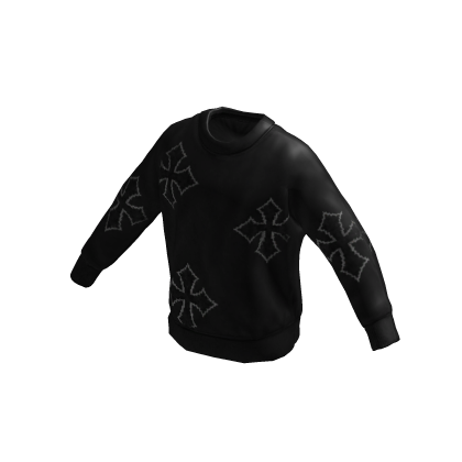 Archive Cross Black Sweater