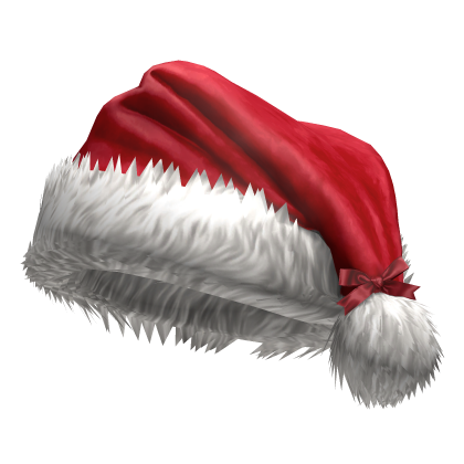 Christmas Santa Hat w/ Bow (Red)