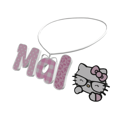 Mal Hello Kitty Name Necklace (Code: malkitty)