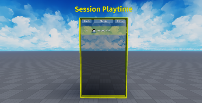 Session Playtime Leaderboard preview 1