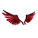 Crimson Destroyer Wings